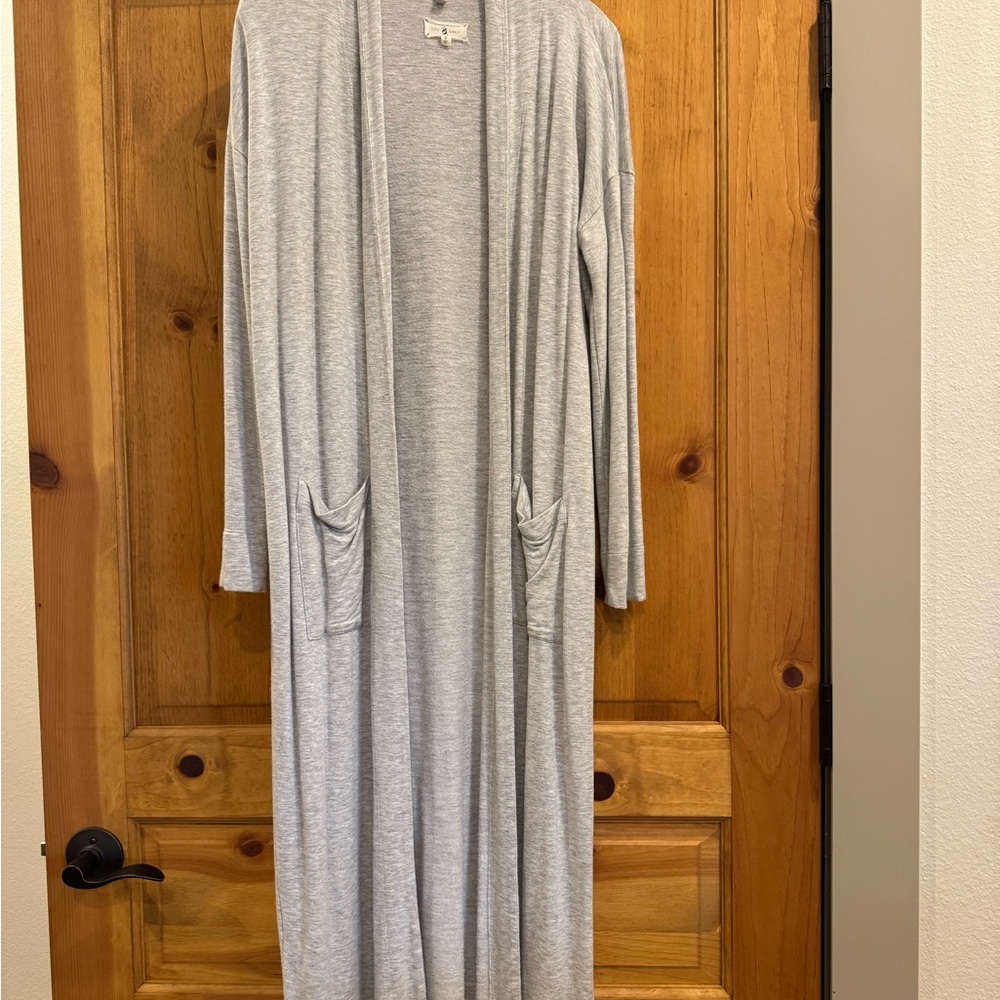 Lou & Grey Light Gray Knit Top